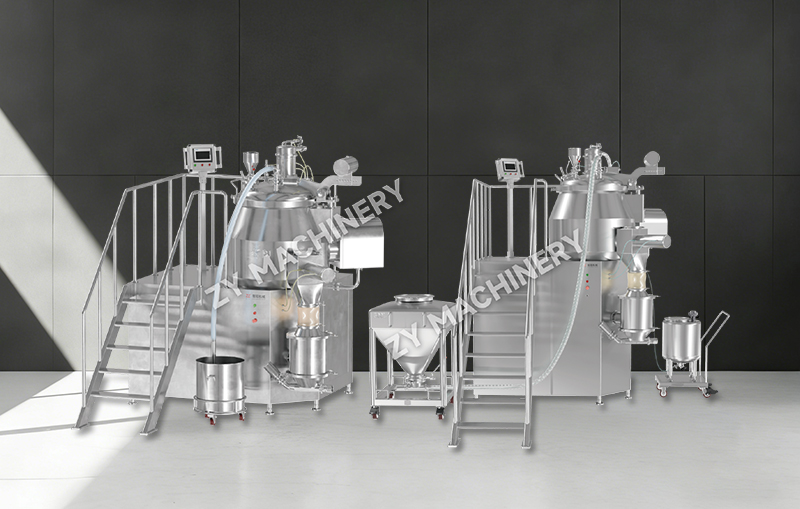 Serie de equipos de mezcla