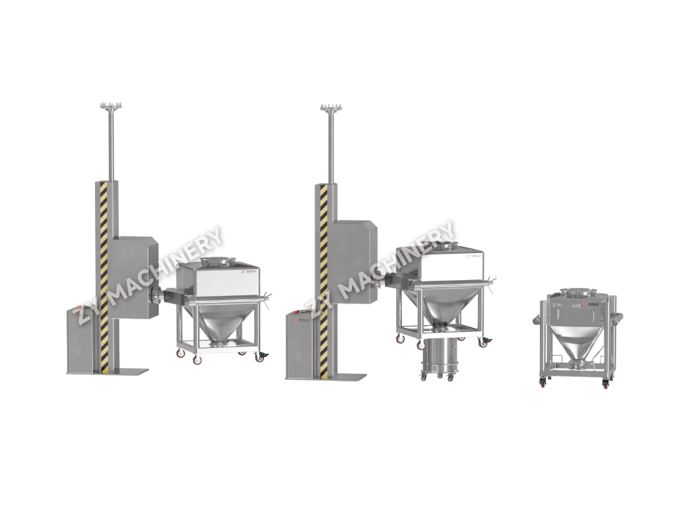 Mezclador de contenedores tipo columna HTD