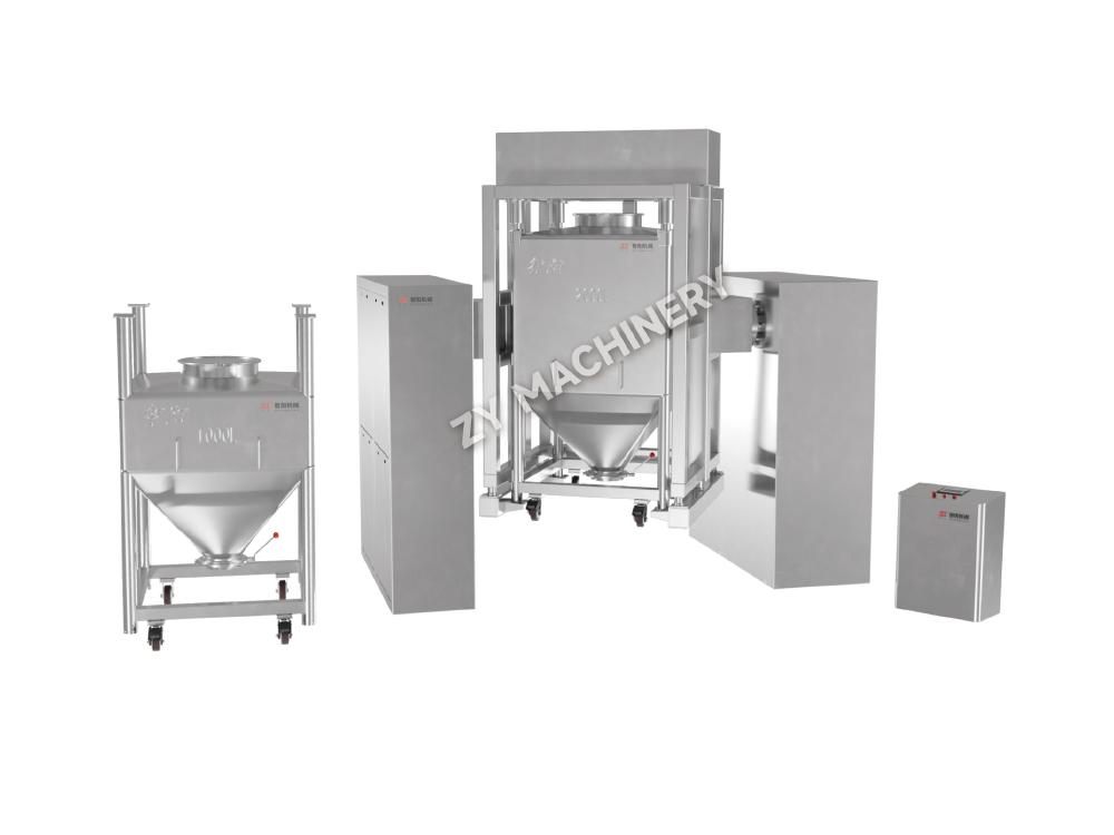 Mezclador de contenedores de elevación automático HZD